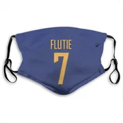 Los Angeles Chargers Doug Flutie Royal Jersey Name & Number Face Mask