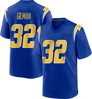 Men's Nike Los Angeles Chargers Alohi Gilman Royal 2nd Alternate Jersey - Game