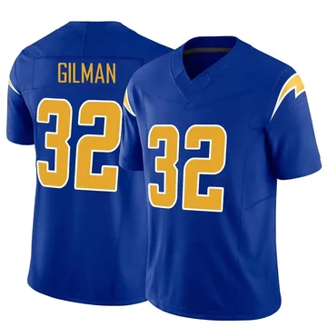 Men's Nike Los Angeles Chargers Alohi Gilman Royal Vapor F.U.S.E. Jersey - Limited