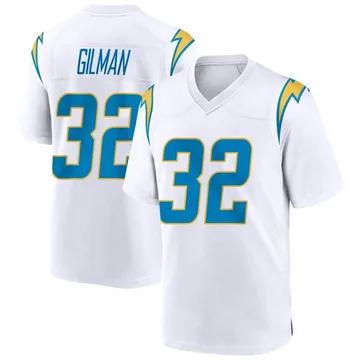 Men's Nike Los Angeles Chargers Alohi Gilman White Jersey - Game