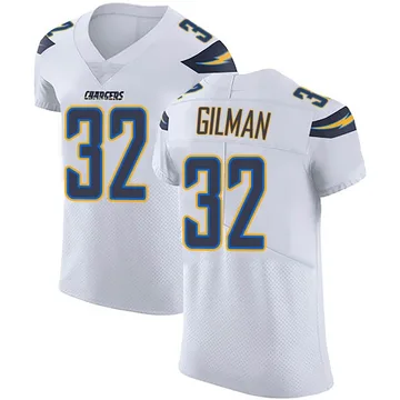 Men's Nike Los Angeles Chargers Alohi Gilman White Vapor Untouchable Jersey - Elite