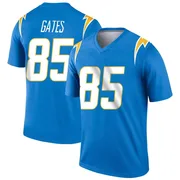 Men's Nike Los Angeles Chargers Antonio Gates Blue Powder Jersey - Legend