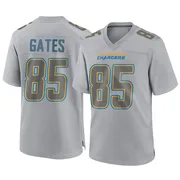 Men's Nike Los Angeles Chargers Antonio Gates Gray Atmosphere Fashion Jersey - Game