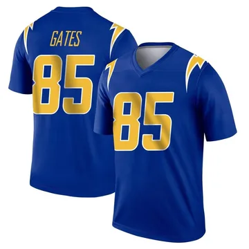 Men's Nike Los Angeles Chargers Antonio Gates Royal 2nd Alternate Jersey - Legend