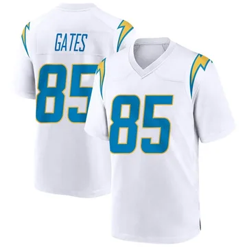 Men's Nike Los Angeles Chargers Antonio Gates White Jersey - Game