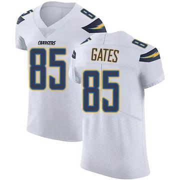 Men's Nike Los Angeles Chargers Antonio Gates White Vapor Untouchable Jersey - Elite