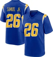 Men's Nike Los Angeles Chargers Asante Samuel Jr. Royal 2nd Alternate Jersey - Game