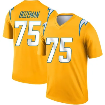 Men's Nike Los Angeles Chargers Bradley Bozeman Gold Inverted Jersey - Legend