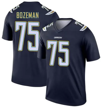 Men's Nike Los Angeles Chargers Bradley Bozeman Navy Jersey - Legend