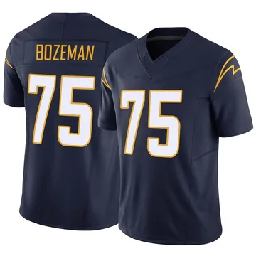 Men's Nike Los Angeles Chargers Bradley Bozeman Navy Vapor F.U.S.E. Jersey - Limited