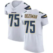 Men's Nike Los Angeles Chargers Bradley Bozeman White Vapor Untouchable Jersey - Elite