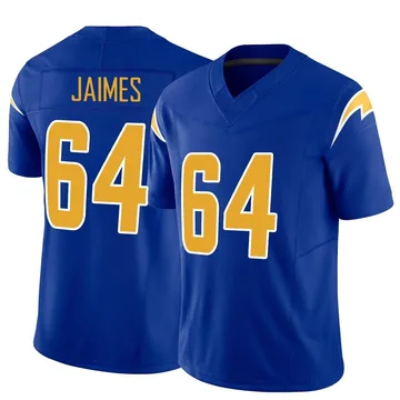 Men's Nike Los Angeles Chargers Brenden Jaimes Royal Vapor F.U.S.E. Jersey - Limited