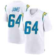 Men's Nike Los Angeles Chargers Brenden Jaimes White Jersey - Game