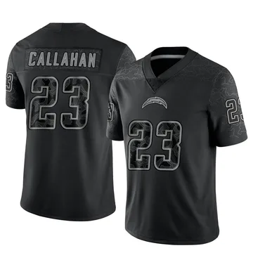 Men's Nike Los Angeles Chargers Bryce Callahan Black Reflective Jersey - Limited