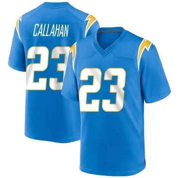 Men's Nike Los Angeles Chargers Bryce Callahan Blue Powder Alternate Jersey - Game