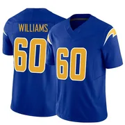 Men's Nike Los Angeles Chargers Bucky Williams Royal Vapor F.U.S.E. Jersey - Limited