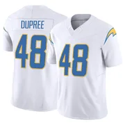 Men's Nike Los Angeles Chargers Bud Dupree White Vapor F.U.S.E. Jersey - Limited