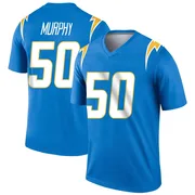 Men's Nike Los Angeles Chargers Caleb Murphy Blue Powder Jersey - Legend