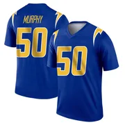 Men's Nike Los Angeles Chargers Caleb Murphy Royal 2nd Alternate Jersey - Legend