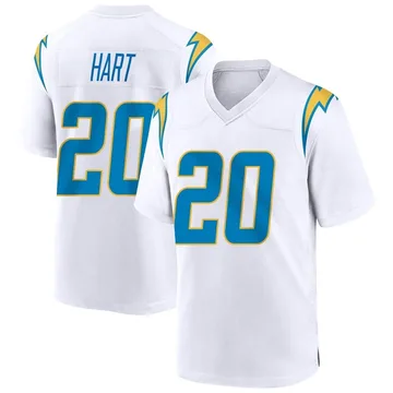 Men's Nike Los Angeles Chargers Cam Hart White Jersey - Game