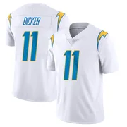 Men's Nike Los Angeles Chargers Cameron Dicker White Vapor Untouchable Jersey - Limited