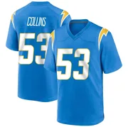 Men's Nike Los Angeles Chargers Chris Collins Blue Powder Alternate Jersey - Game