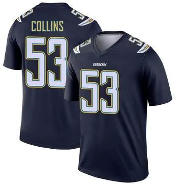 Men's Nike Los Angeles Chargers Chris Collins Navy Jersey - Legend