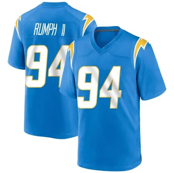 Men's Nike Los Angeles Chargers Chris Rumph II Blue Powder Alternate Jersey - Game