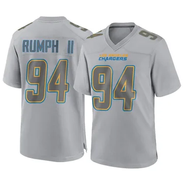 Men's Los Angeles Chargers Chris Rumph II Gray Atmosphere Fashion Jersey - Game