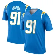 Men's Nike Los Angeles Chargers Christopher Hinton Blue Powder Jersey - Legend