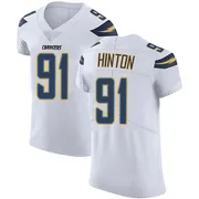 Men's Nike Los Angeles Chargers Christopher Hinton White Vapor Untouchable Jersey - Elite