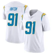 Men's Nike Los Angeles Chargers Christopher Hinton White Vapor Untouchable Jersey - Limited