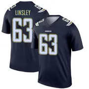 Men's Nike Los Angeles Chargers Corey Linsley Navy Jersey - Legend