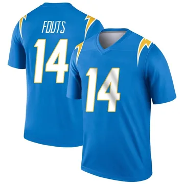 Men's Los Angeles Chargers Dan Fouts Blue Powder Jersey - Legend