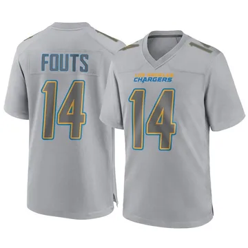 Men's Los Angeles Chargers Dan Fouts Gray Atmosphere Fashion Jersey - Game