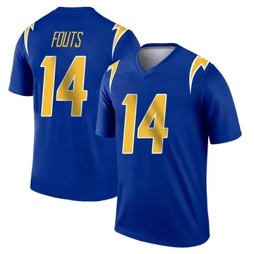 Men's Nike Los Angeles Chargers Dan Fouts Royal 2nd Alternate Jersey - Legend