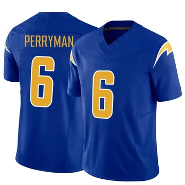 Men's Nike Los Angeles Chargers Denzel Perryman Royal Vapor F.U.S.E. Jersey - Limited