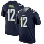 Men's Nike Los Angeles Chargers Derius Davis Navy Jersey - Legend