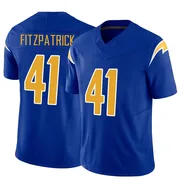 Men's Nike Los Angeles Chargers Dez Fitzpatrick Royal Vapor F.U.S.E. Jersey - Limited