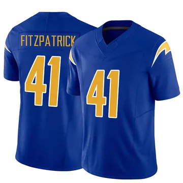 Men's Nike Los Angeles Chargers Dez Fitzpatrick Royal Vapor F.U.S.E. Jersey - Limited