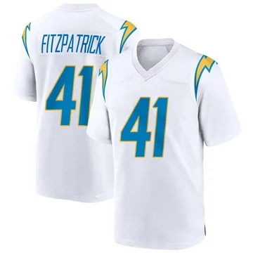 Men's Nike Los Angeles Chargers Dez Fitzpatrick White Jersey - Game