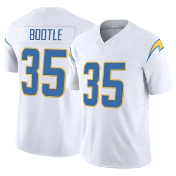 Men's Nike Los Angeles Chargers Dicaprio Bootle White Vapor F.U.S.E. Jersey - Limited