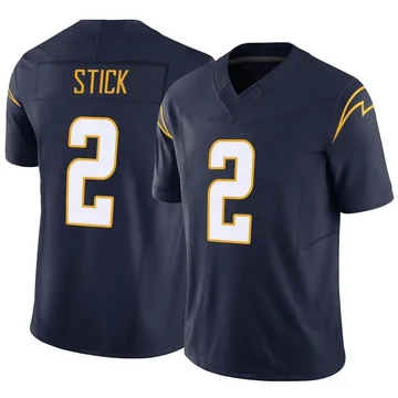 Men's Los Angeles Chargers Easton Stick Navy Vapor F.U.S.E. Jersey - Limited