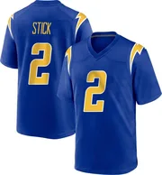 Men's Nike Los Angeles Chargers Easton Stick Royal 2nd Alternate Jersey - Game