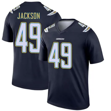 Men's Nike Los Angeles Chargers Eddie Jackson Navy Jersey - Legend