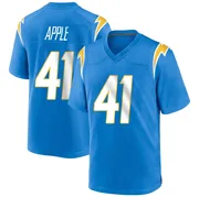 Men's Nike Los Angeles Chargers Eli Apple Blue Powder Alternate Jersey - Game