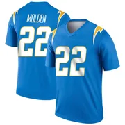 Men's Nike Los Angeles Chargers Elijah Molden Blue Powder Jersey - Legend