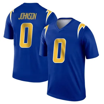 Men's Nike Los Angeles Chargers Emany Johnson Royal 2nd Alternate Jersey - Legend