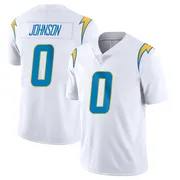 Men's Nike Los Angeles Chargers Emany Johnson White Vapor Untouchable Jersey - Limited