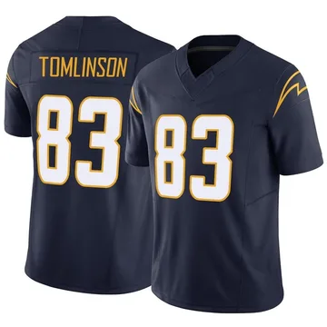 Men's Nike Los Angeles Chargers Eric Tomlinson Navy Vapor F.U.S.E. Jersey - Limited